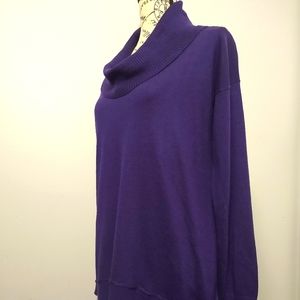 Cupio  Weekend Woman's  Purple Turtle Neck Sweater